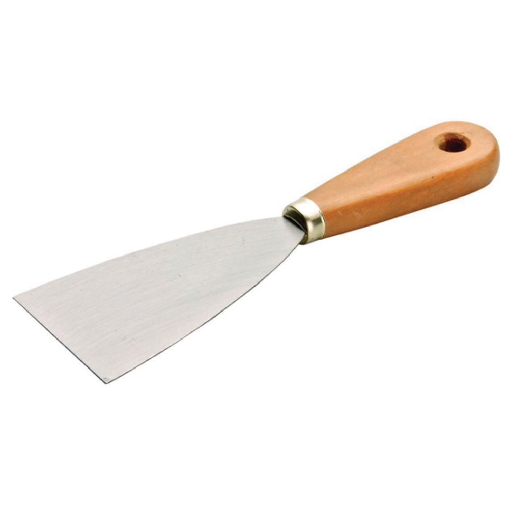 COUTEAU PEINTRE ACIER 4 CM MANCHE BOIS MONDELIN - 220040