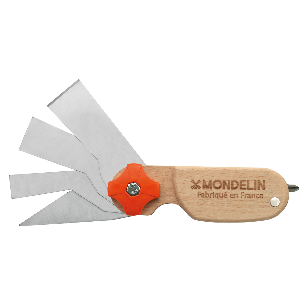 COUTEAU MULTIFONCTION PLIABLE HÉLISS - MONDELIN - 221000