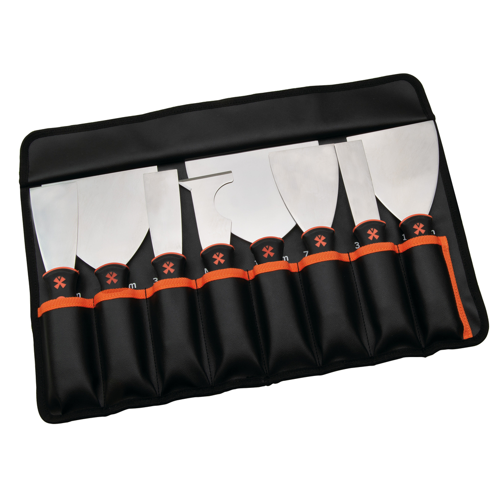 TROUSSE 7 COUTEAUX AMÉRICAINS + 1 MULTI-USAGES BIMATIERE - MONDELIN - 221680