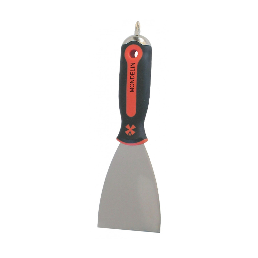 COUTEAU ENDUIRE 127MM INOX EMBOUT BIMAT MONDELIN - 221780