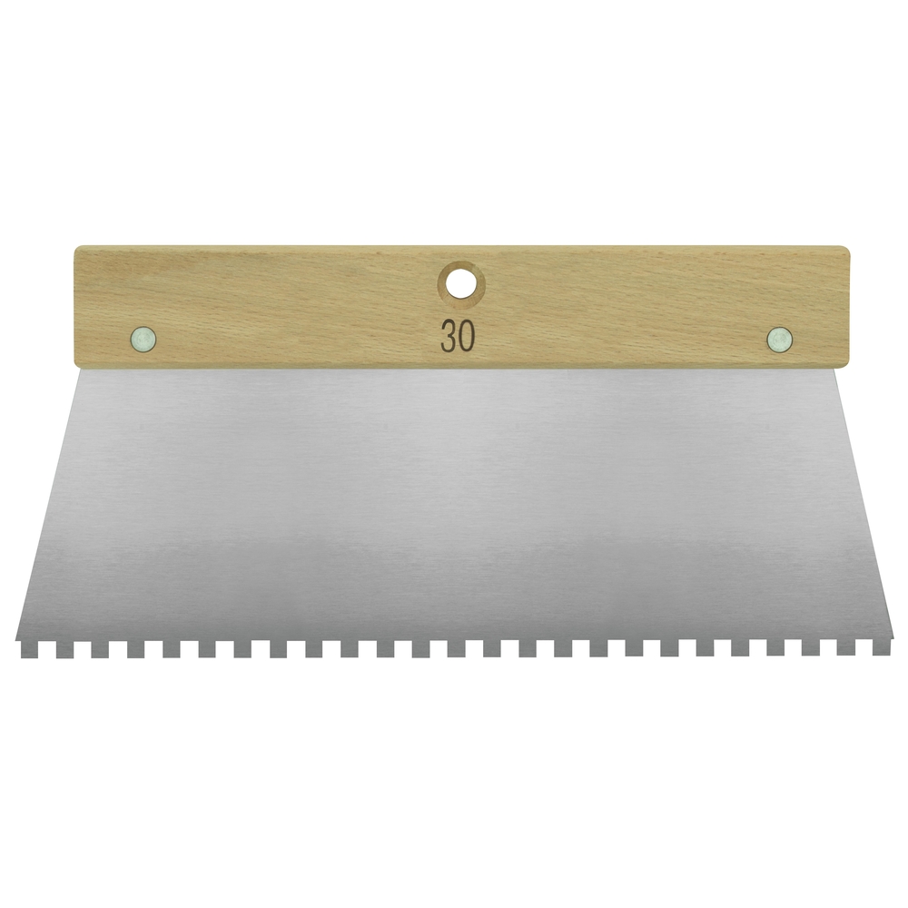 SPATULE A COLLE 30 CM DENTS CARREES 10X10X10 MONDELIN - 225000