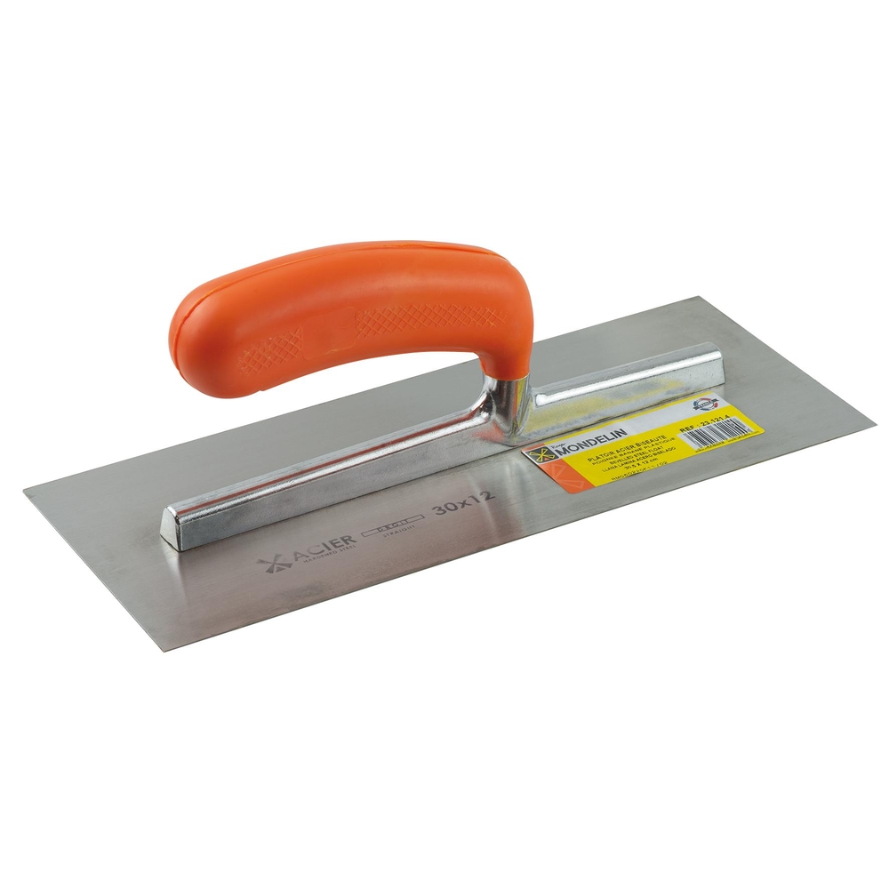 PLATOIR ACIER BISEAUTE 30,5X12 CM 0,5MM MONDELIN - 231214