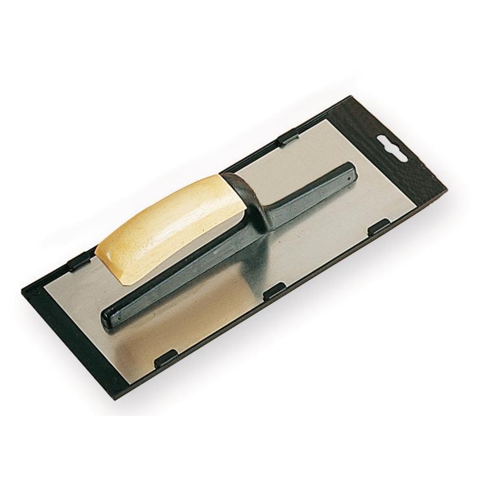 PLATOIR INOX 28 X 12 CM MONT.FDV POIGNEE BOIS MONDELIN - 231421