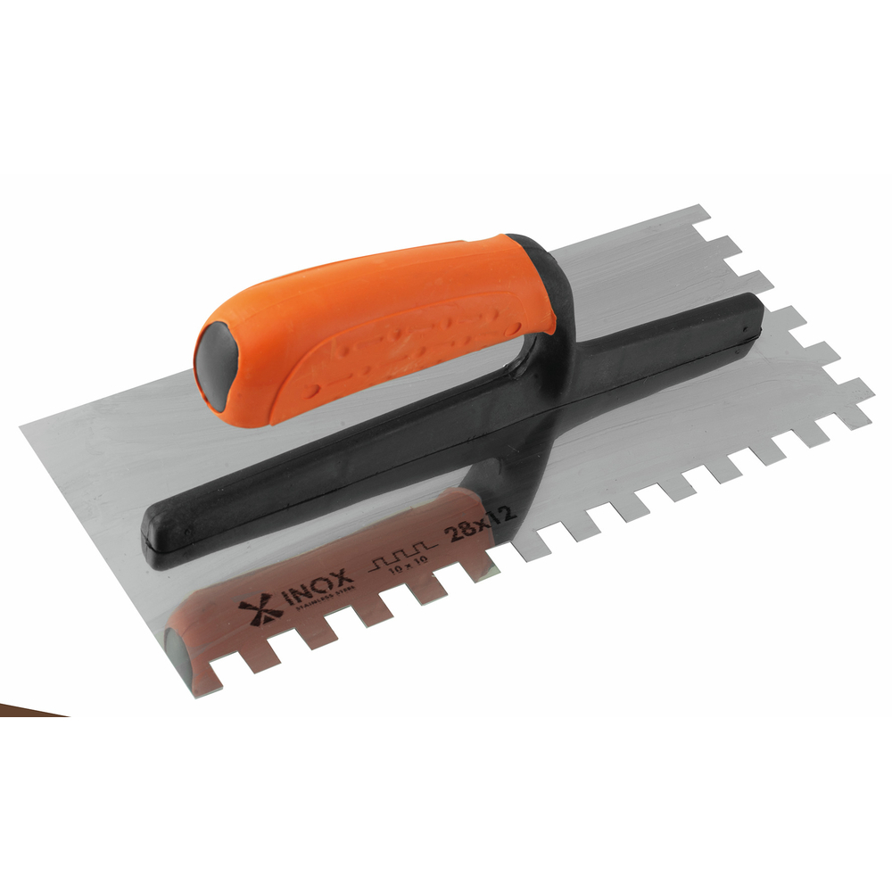 PLATOIR FIBRE DE VERRE INOX DENTÉE CARRÉ - 12X12 - MONDELIN - 231651