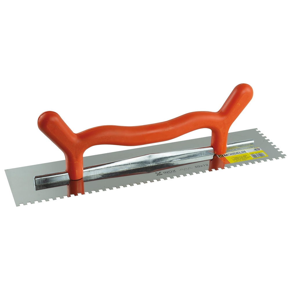 PLATOIR INOX DENTE 8X8 50X12CM LAME 0,6MM MONDELIN - 232421