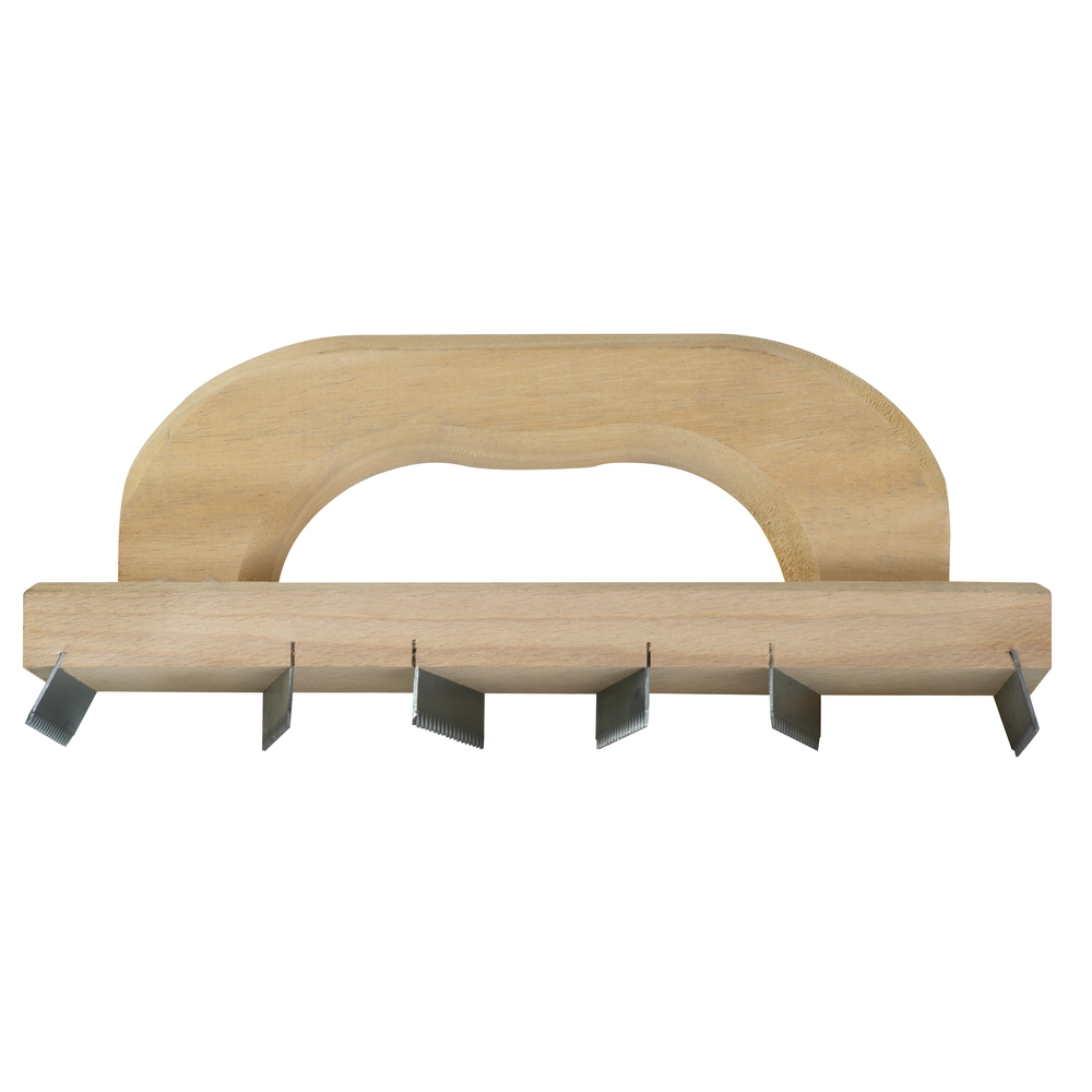 CHEMIN DE FER 25X7CM DENTE PAS DE 3MM P.BOIS MONDELIN - 301070