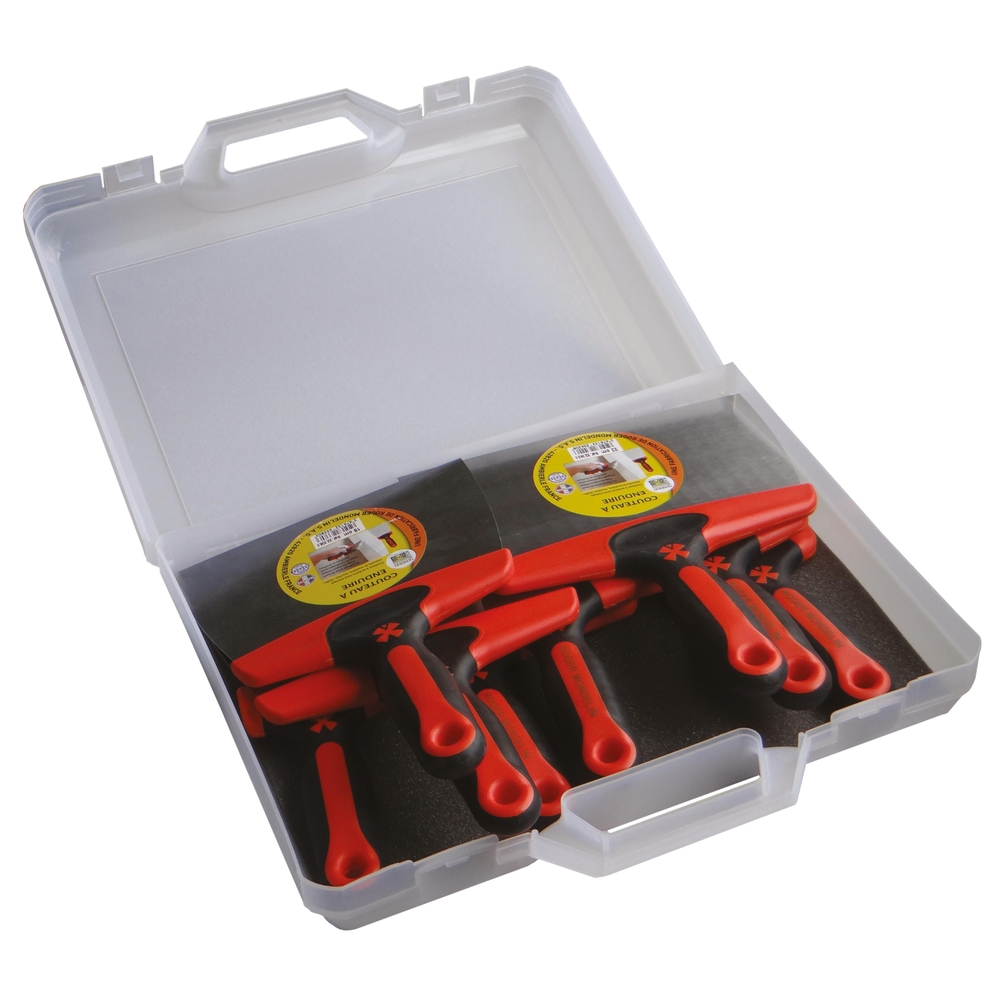 MALLETTE DE COUTEAUX A ENDUIRELAME INOX MANCHE BI MAT MONDELIN - 309790