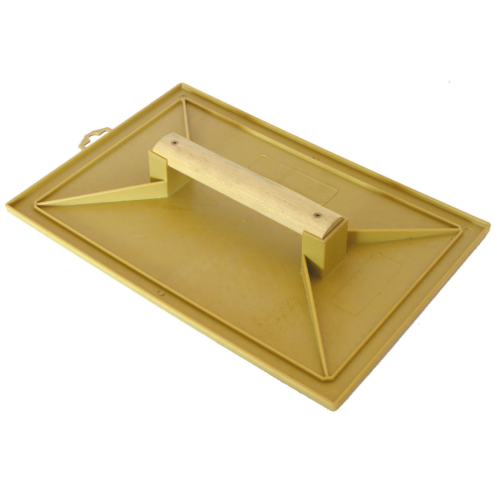 TALOCHE JAUNE 28X41CM POIGNEE BOIS MONDELIN - 311100