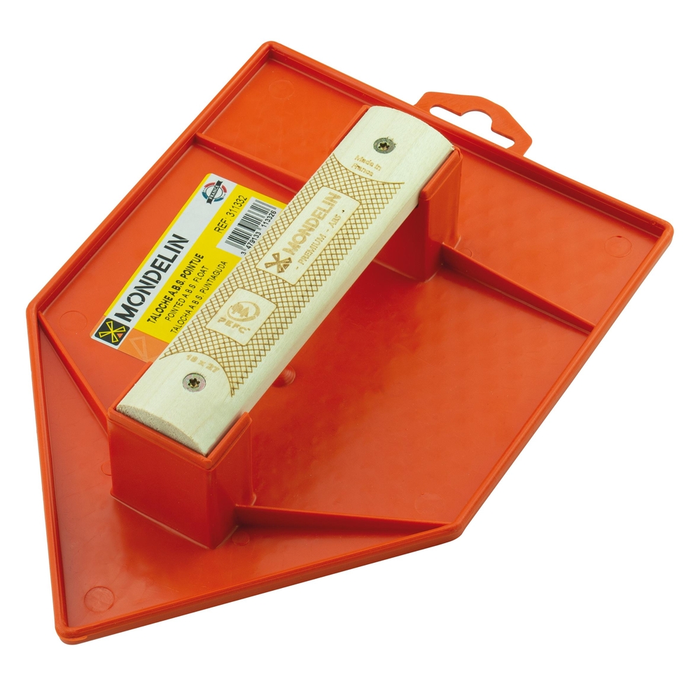 TALOCHE ABS 18X27CM POINTUE POIGNEE BOIS MONDELIN - 311332