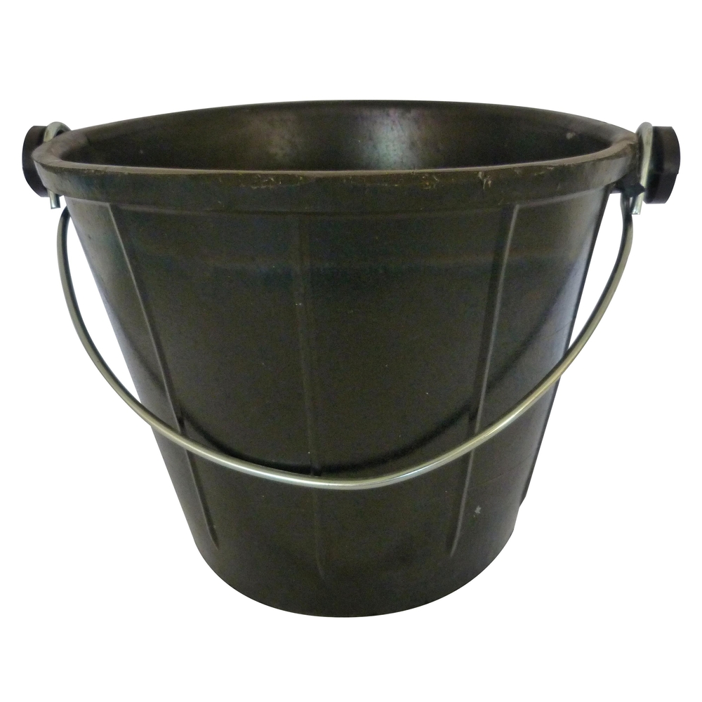 SEAU 12L NOIR CAOUTCHOUC MONDELIN - 341100