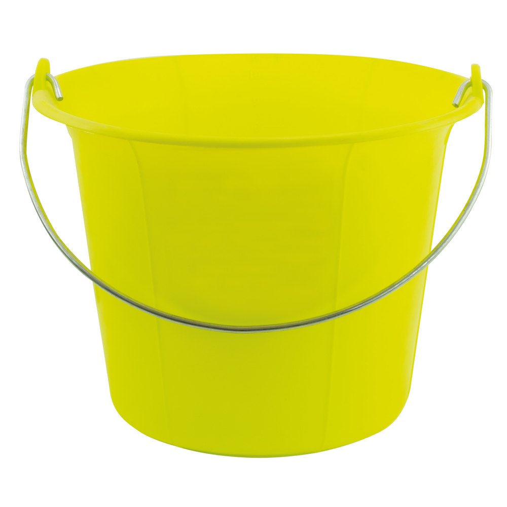 SEAU 11L JAUNE-VERT ANSE 5,3MM - MONDELIN - 341230