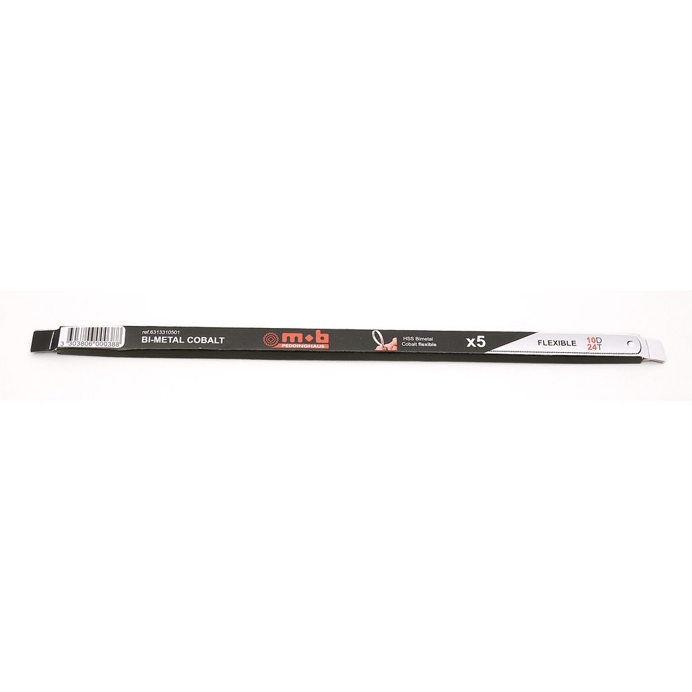 PACK 5 LAMES SCIE BI-METAL BLANC 10 DENTS/CM MOB - 6313310501