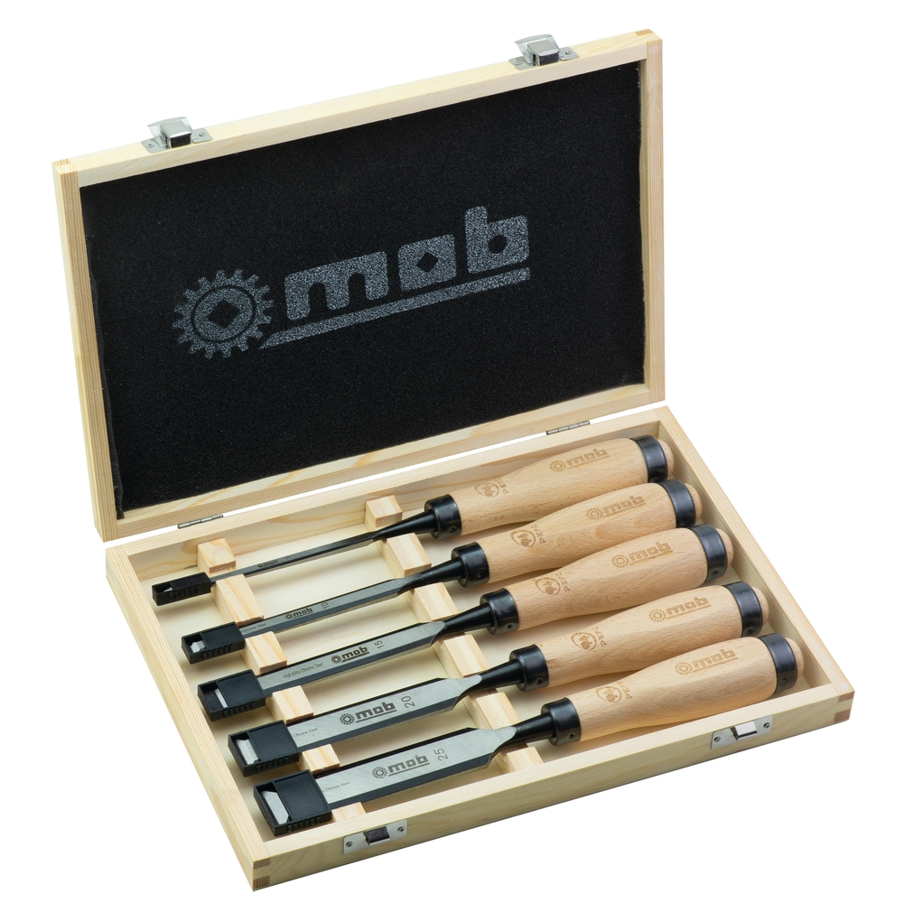 COFFRET BOIS 5 CISEAUX SCULPTEUR BOIS MOB - 7000200001