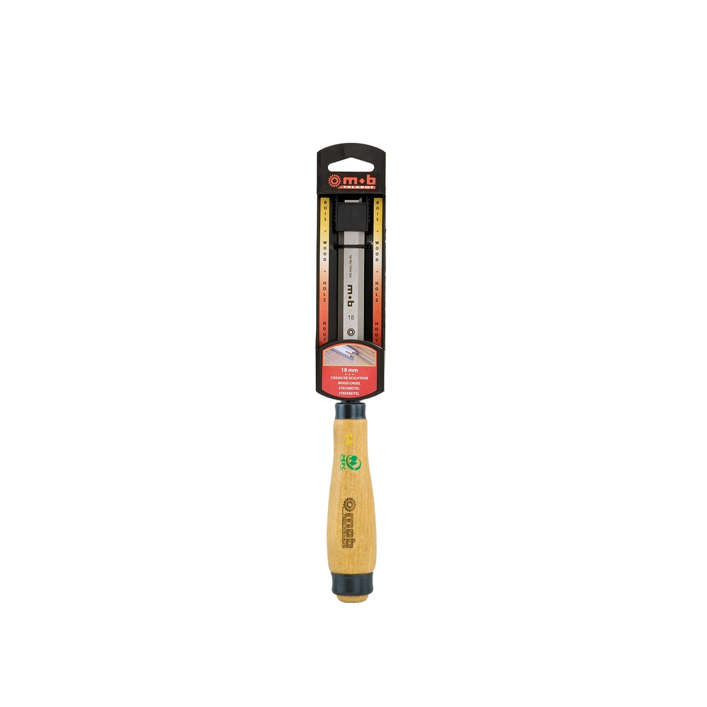 CISEAU SCULPTEUR MANCHE BOIS SUR CARTE 15 MOB - 7020151201