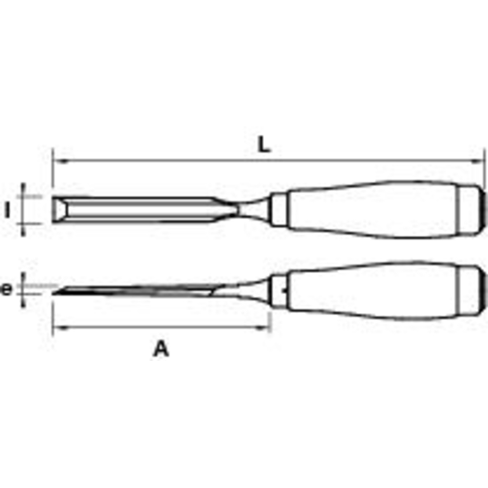 CISEAU SCULPTEUR MANCHE BOIS 22 MOB - 7020220201