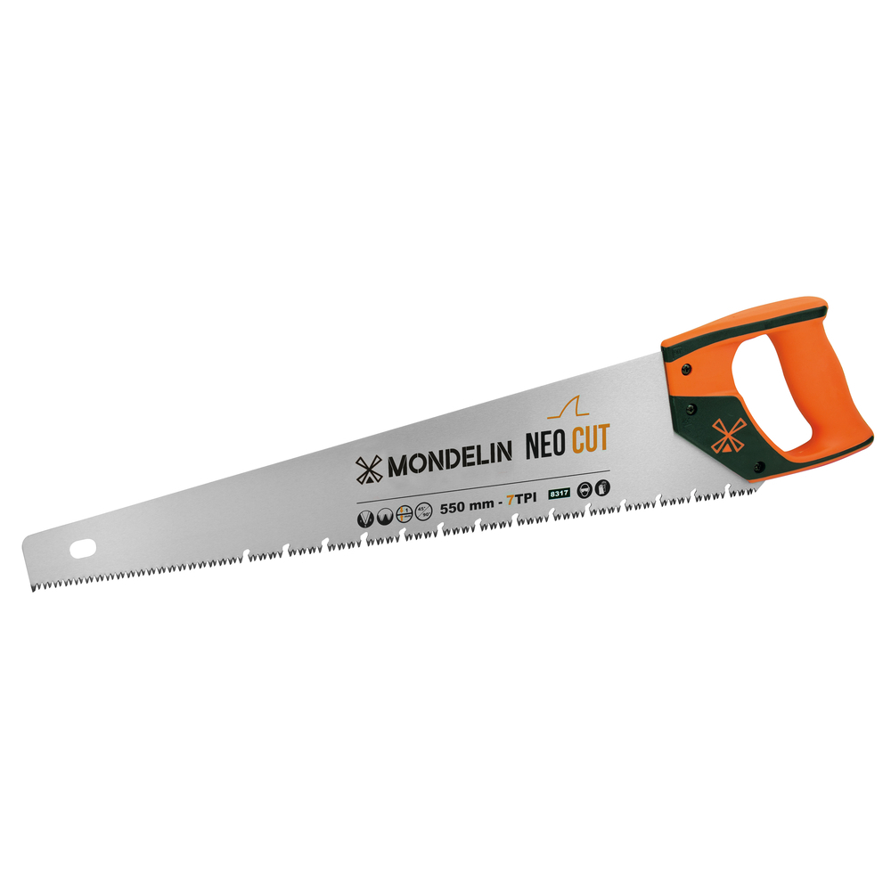 SCIE A PANNEAUX DE PLATRE NEOCUT 7TPI - 550MM - MONDELIN - 831700