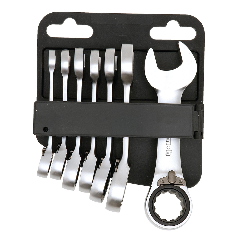 JEU 7 CLES MIXTE A CLIQUET COURTES 8 A 19 MM MOB - 9013007001