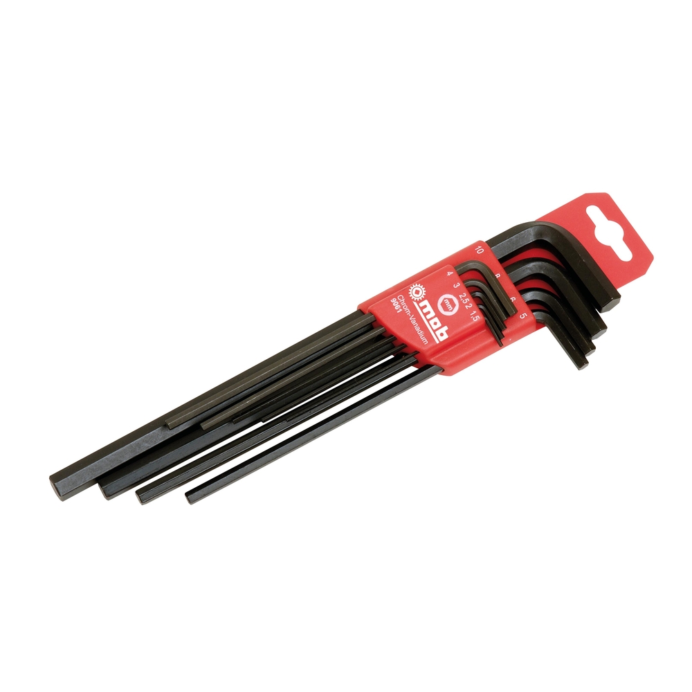 JEU 9 CLES MALES LONG. 6 PANS CRV 2,5 A 10MM MOB - 9061009001