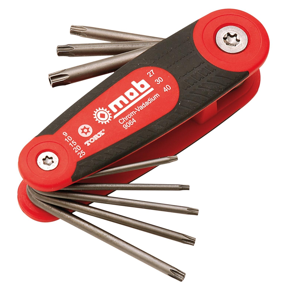 MONTURE 8 CLES MALES TORX PERCEES CRV MOB - 9064011201