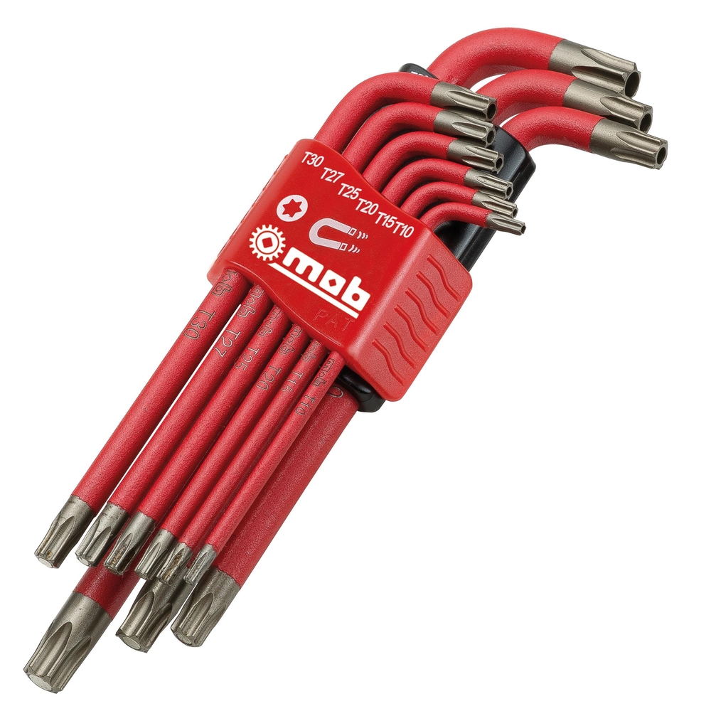 JEU DE 9 CLES MALES TAMPER TORX AIMANTS MOB - 9064020101
