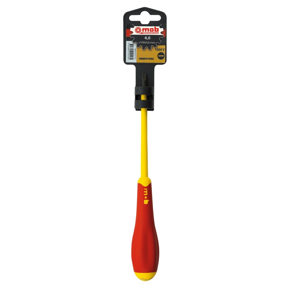 TOURNEVIS ELECTRICIEN VDE 4X100X0,8 SUR CARTE MOB - 9100551001