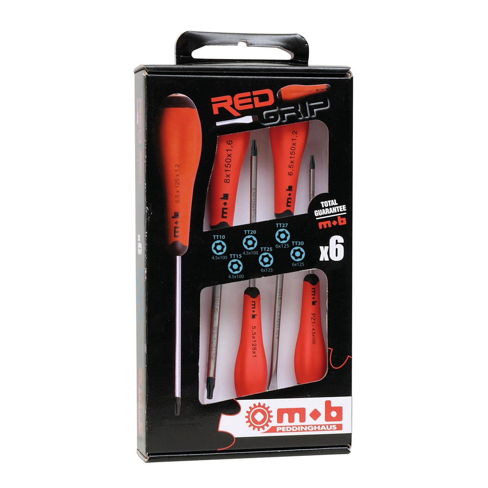 JEU 6 TOURNEVIS TORX PERCE 10 15 20 25 27 30 MOB - 9129000501