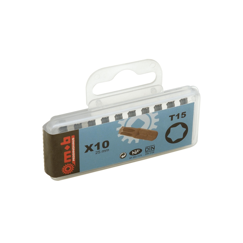 BOITE 10 EMBOUTS NUS 1/4 T8 MOB - 919D081401