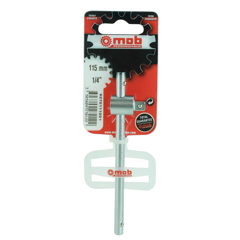 POIGNEE COULISSANTE 1/4'' 115MM SUR CARTE MOB - 9270111001