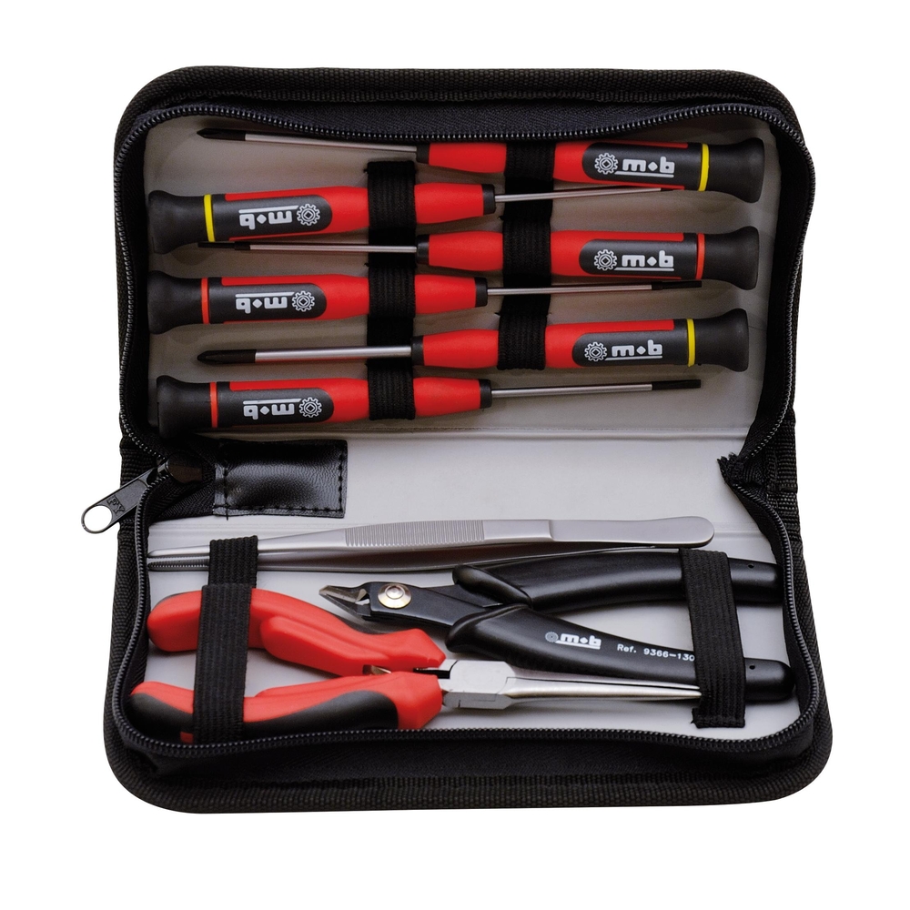 TROUSSE PREC 2 PINCE+6 TOURNEVIS+1 BRUCEL MOB - 9369090101
