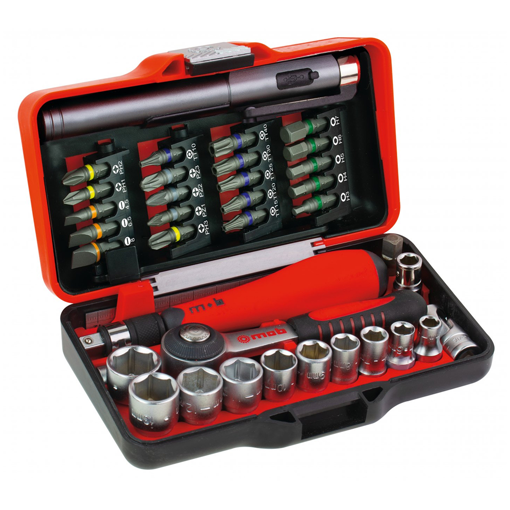 Coffret douilles et accessoires 1/4 minimax MOB - 9412039001