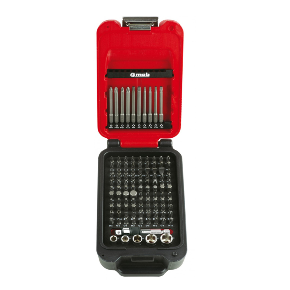 BOX SMALL 2 EN 1 VISSAGE ET DOUILLES 115 PCS - MOB OUTILLAGE - 9416115001