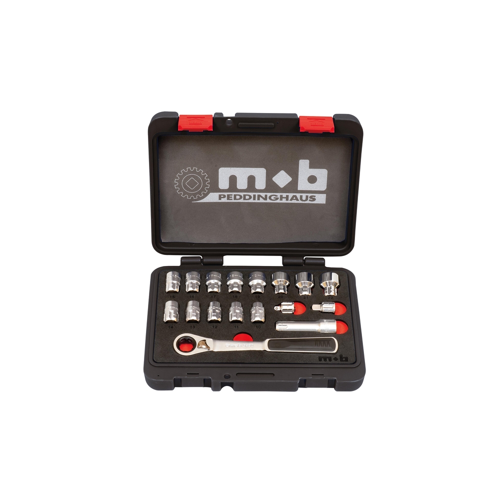 COFFRET MEDIUM 17PCS DOUILLE TRAVERS. MOB - 9420017001