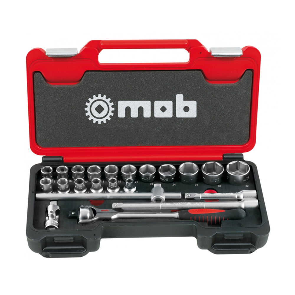 BOX MÉDIUM 1/2 22 PIÈCES CLIQUET ROTATIF - MOB OUTILLAGE - 9436022001