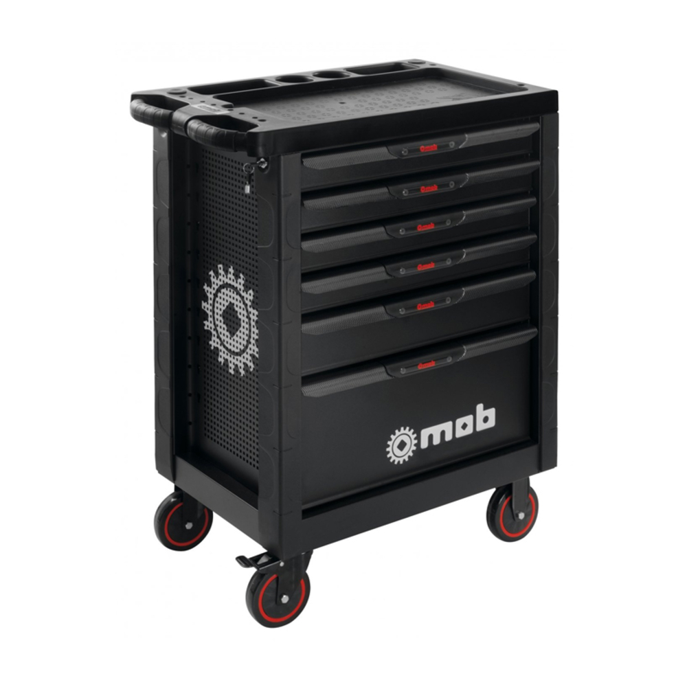 SERVANTE PROLINER 6 TIROIRS NOIRE 133 PIÈCES - MOB OUTILLAGE - 9514133601