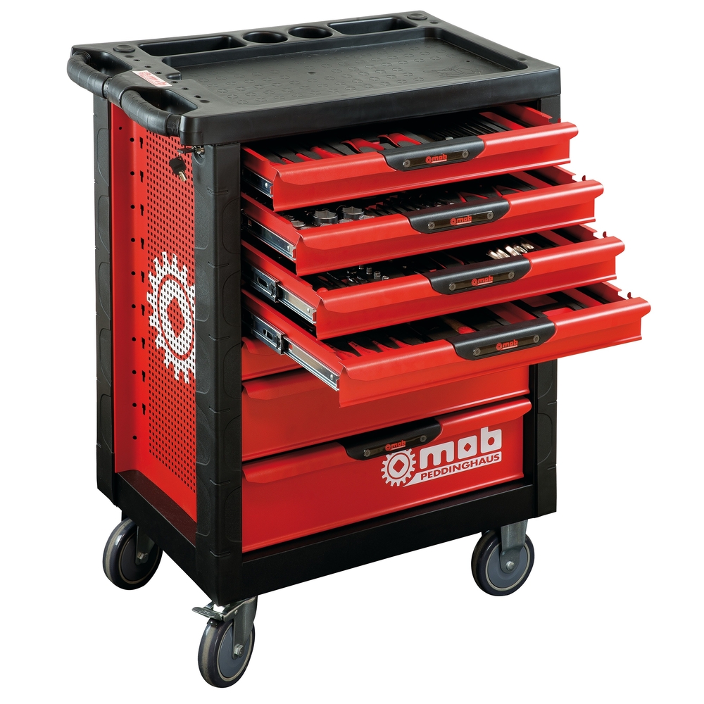 Servante Proliner 7 tiroirs garnie 133 pièces - MOB OUTILLAGE - 9516133701