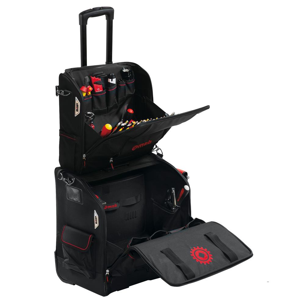 VALISE TEXTILE B'UP MOB TROLLEY + 116 OUTILS ELECTRICIEN 9599116101