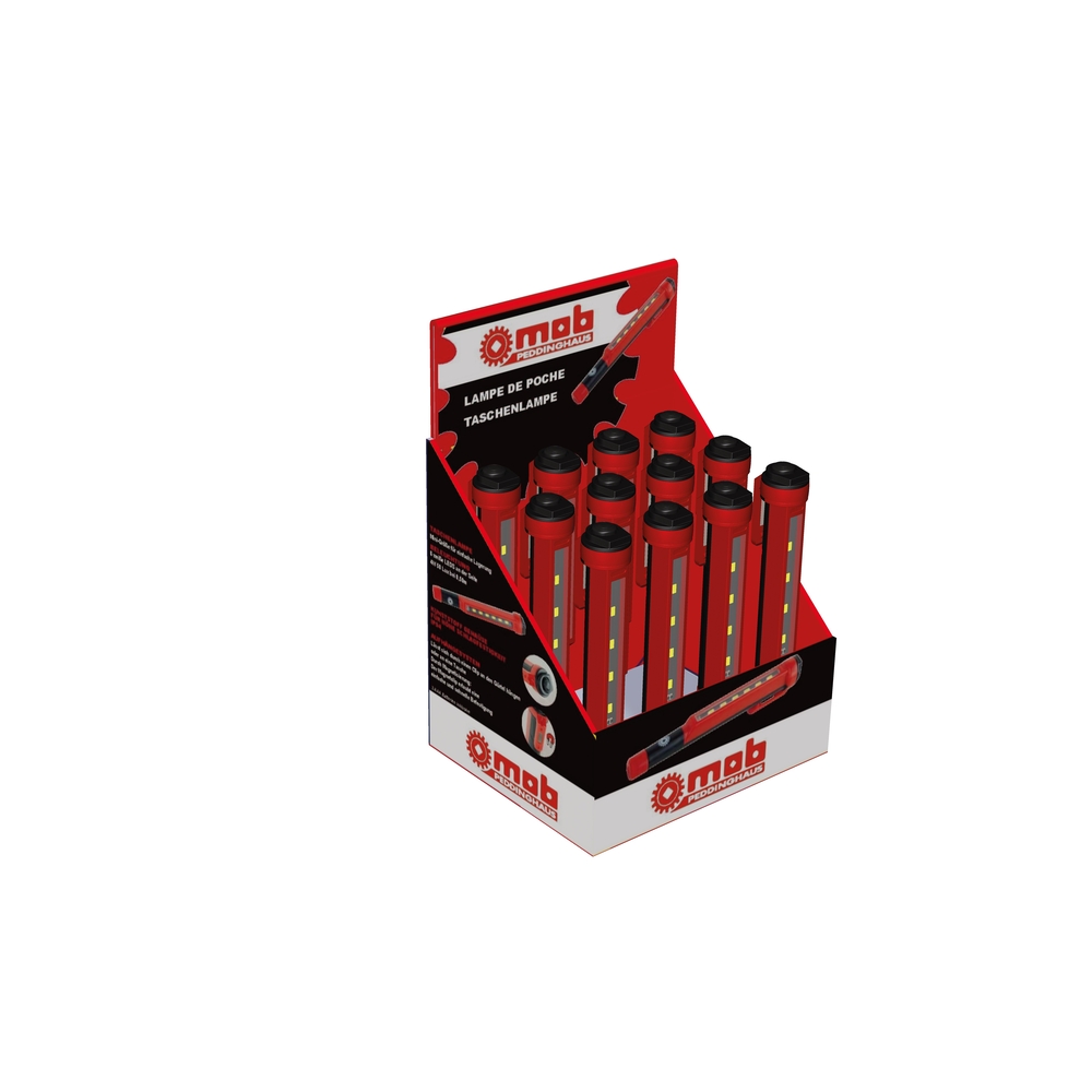 PRESENTOIR12 LAMPES DE POCHE ABS MOB - 9604051201