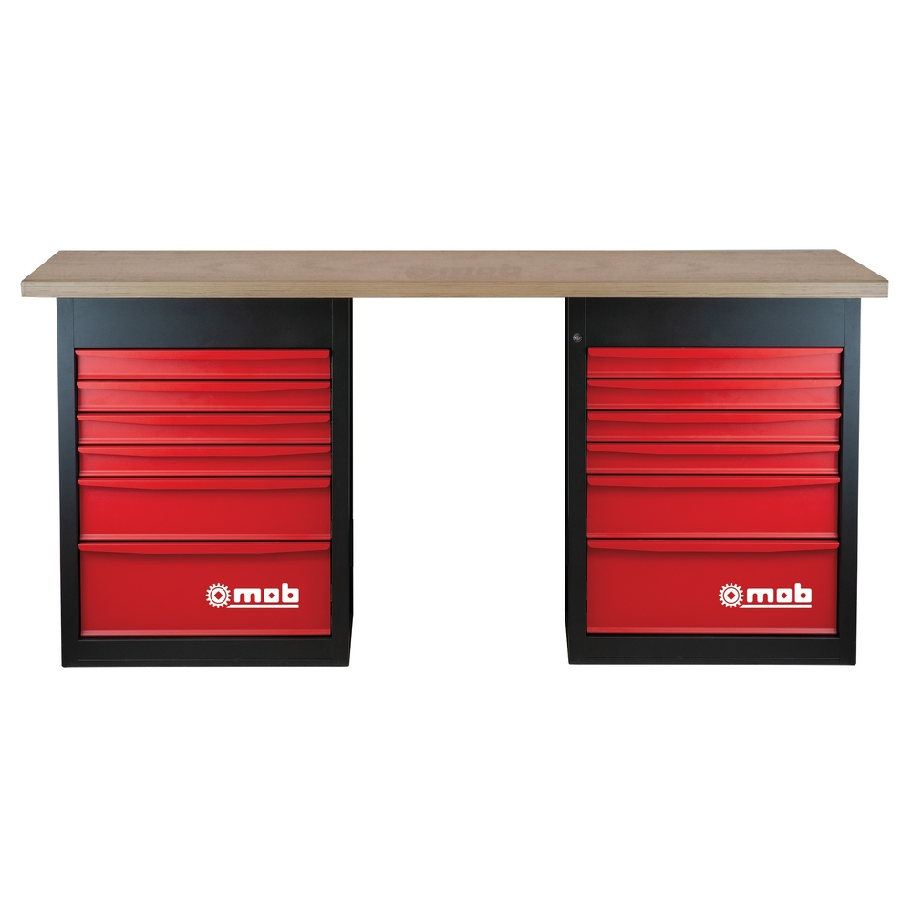 Établi 12 tiroirs longueur 2m - MOB OUTILLAGE - 9611001201
