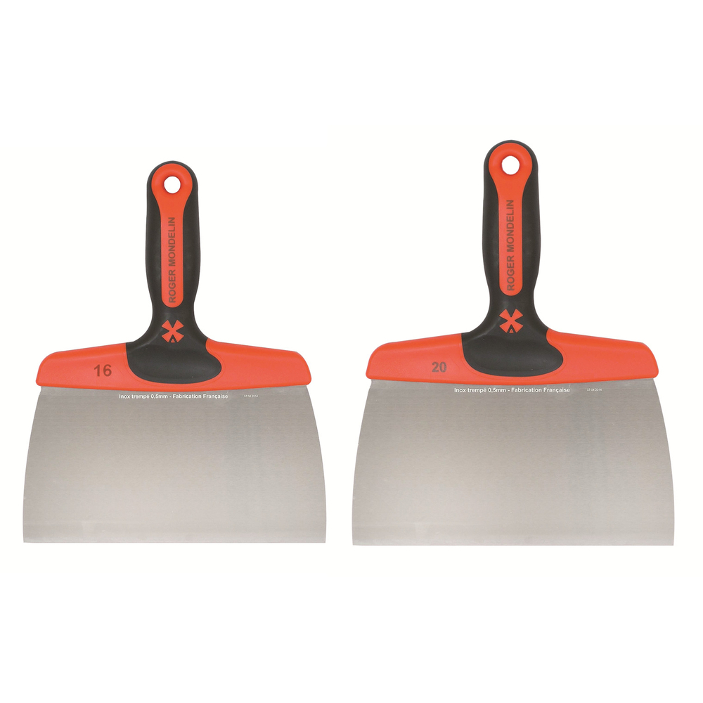 LOT DE 2 COUTEAUX A ENDUIRE PREMIUM 16+20 CM - MONDELIN - 970171