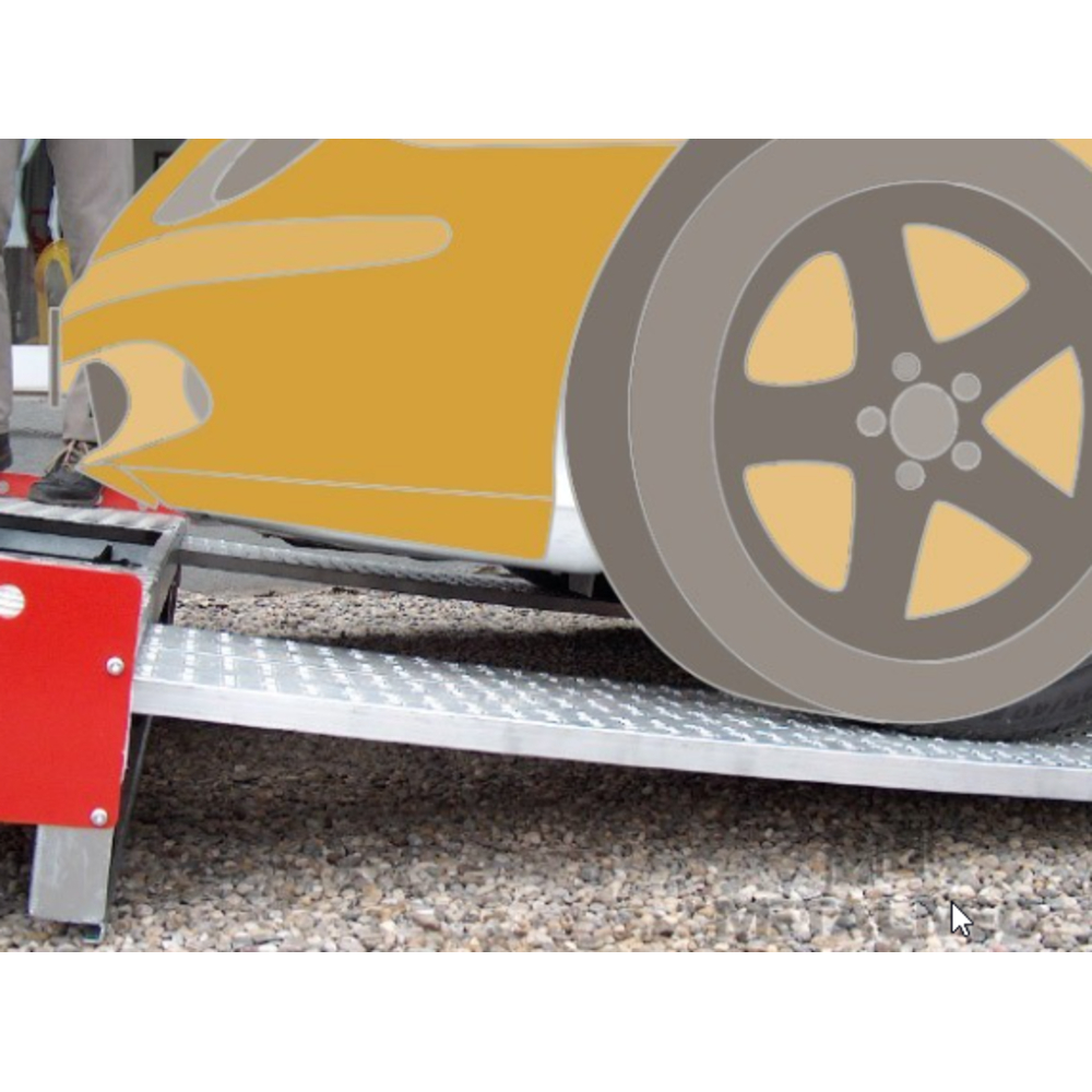 Paire de rampes de chargement 040x315x3500 METALMEC - M040B335