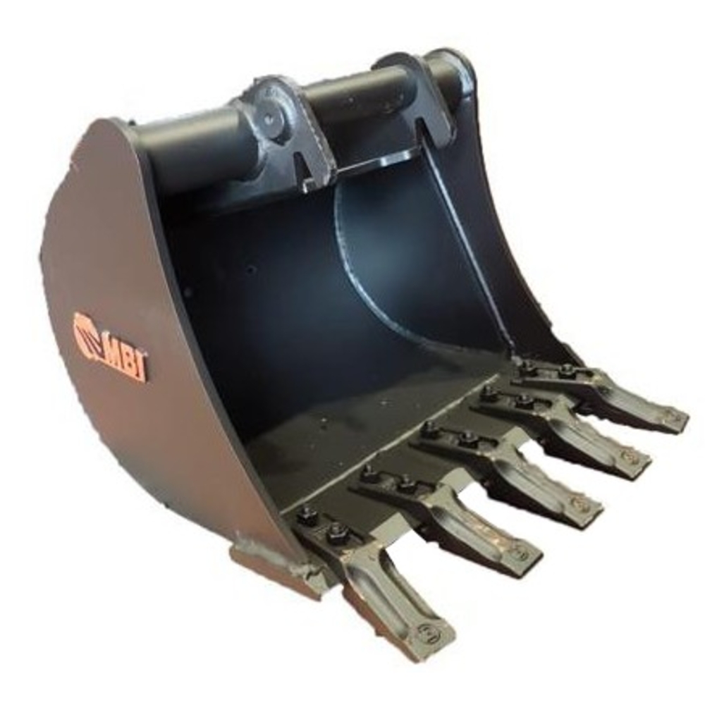 Godet Rétro MB15 Reprise CR15 600mm 5 dents M12.4 MBI - 0,6-1,2T - MB-10119901111