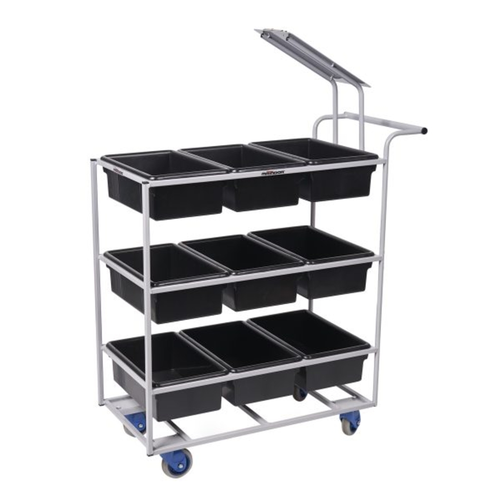 Chariot de collecte MATADOR pour 9 bacs (non inclus) - 11047