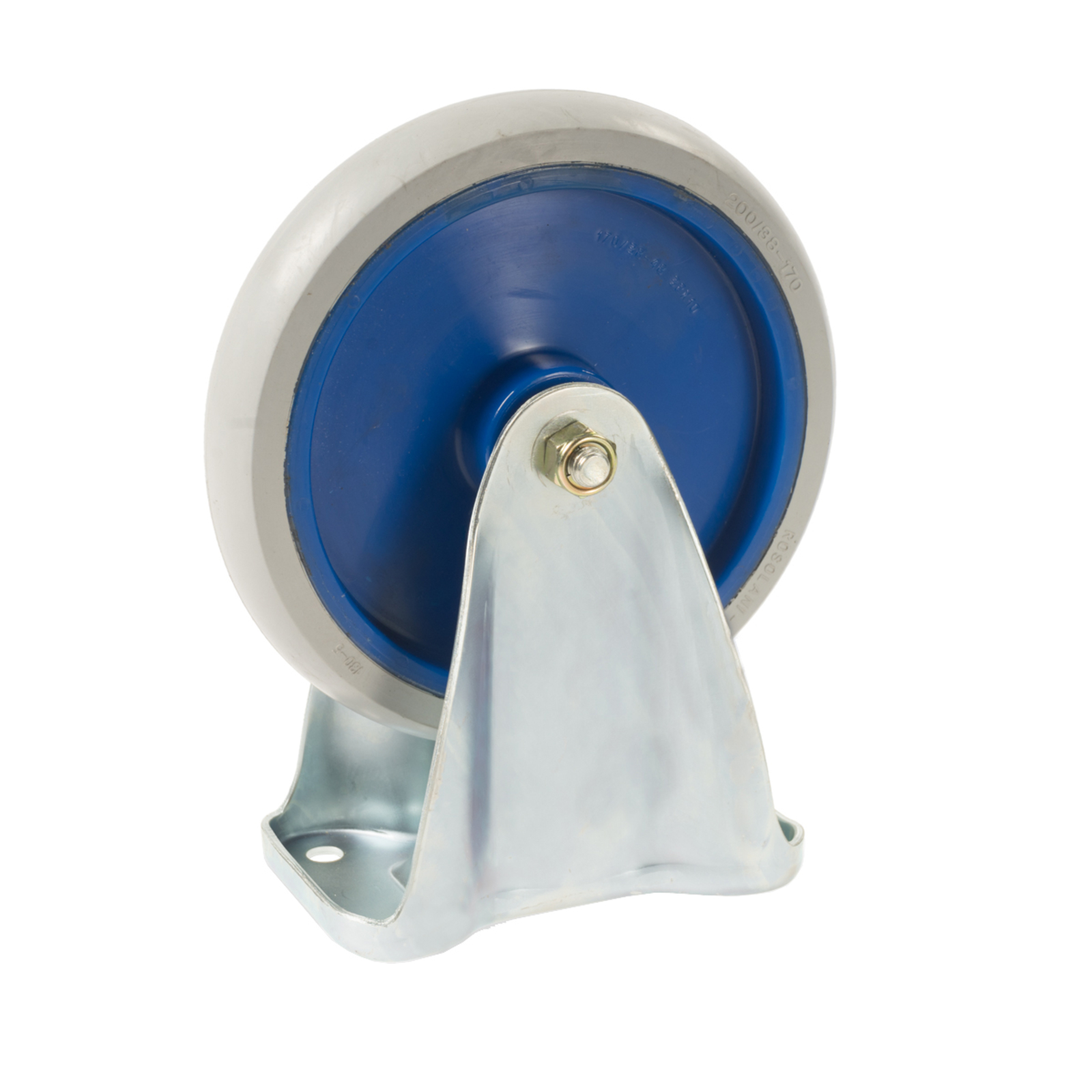Roue fixe 8″ Ø200 mm pour chariot plateforme type NG-401 MATADOR - 11337