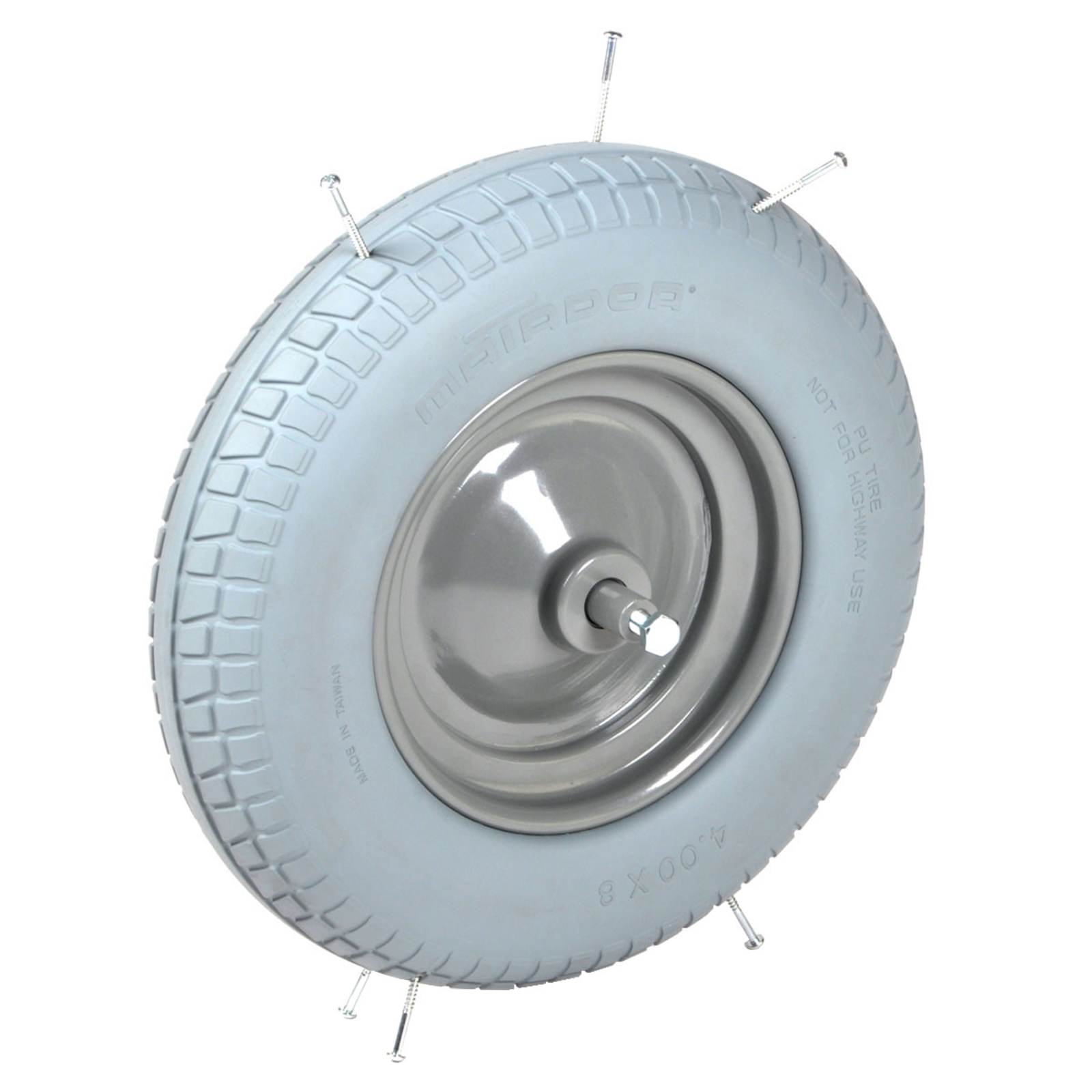 Roue de brouette increvable ø400-8 2 roulements à billes MATADOR - 11444