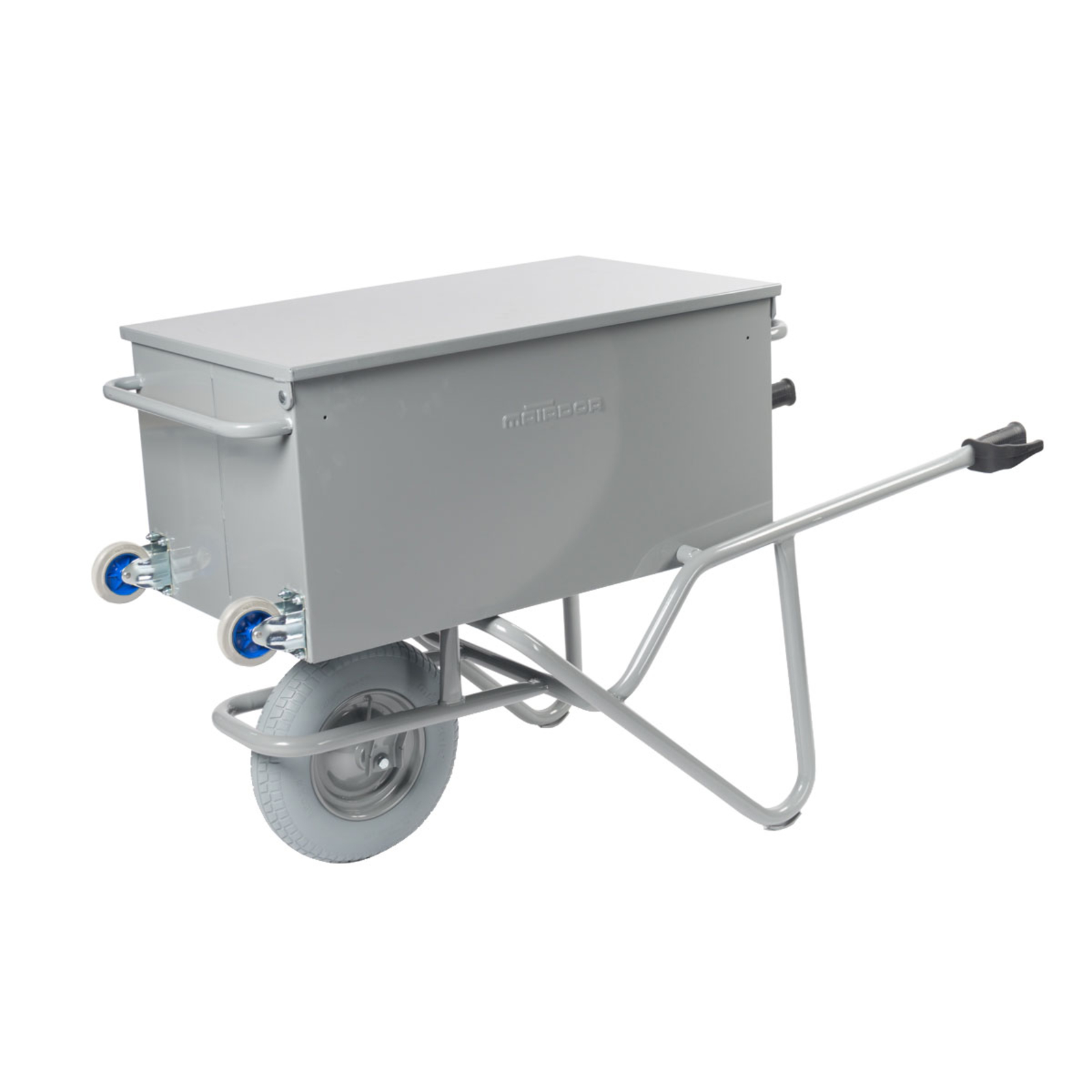 Brouette boîte à outils basculante cantine 900x500x430 mm Roue increvable PU MATADOR - 11530