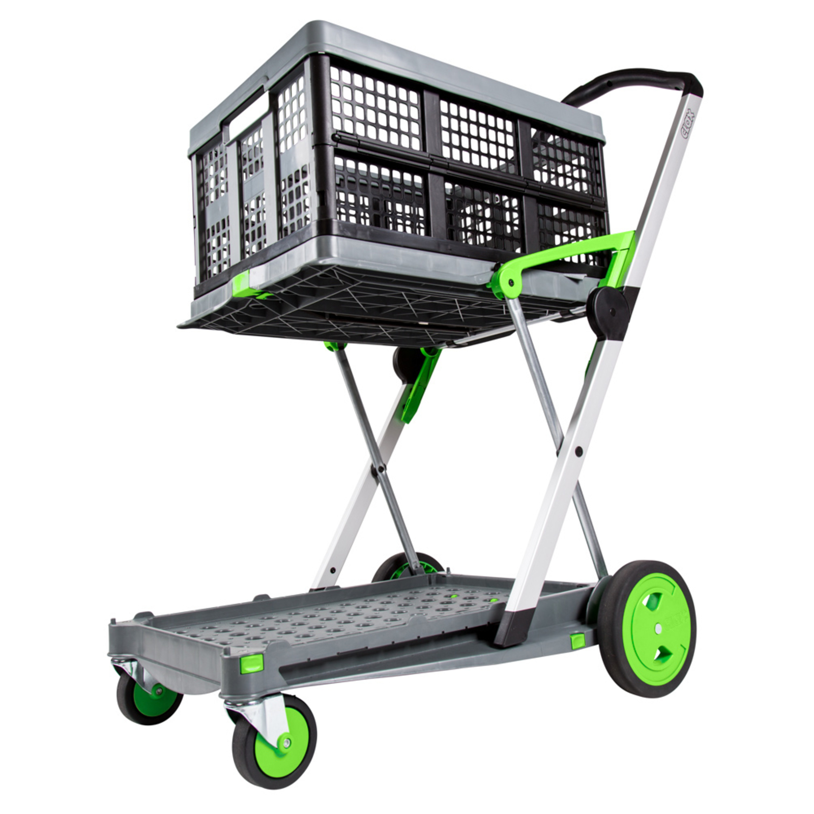 Chariot CLAX vert avec une caisse MATADOR - 12950