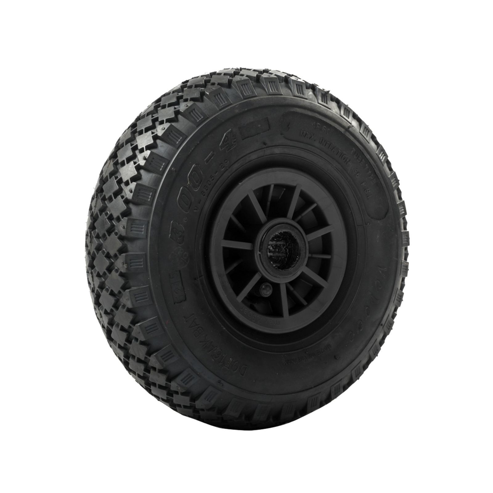 Roue de diable 260 × 85 mm avec axe Ø20 mm – 4 plis – 250 kg MATADOR - 14047