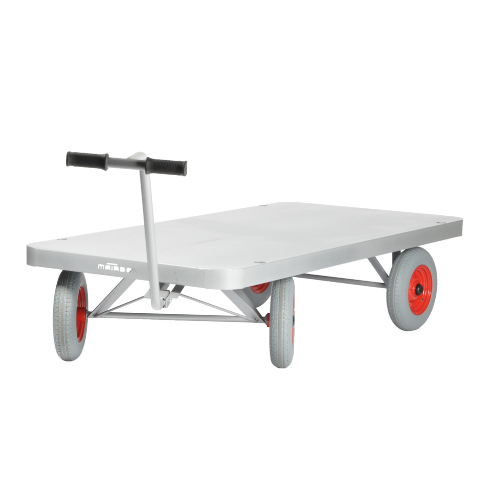Remorque roue increvable charge 500 kg MATADOR plateau 2000x1000mm avec timon - 15038