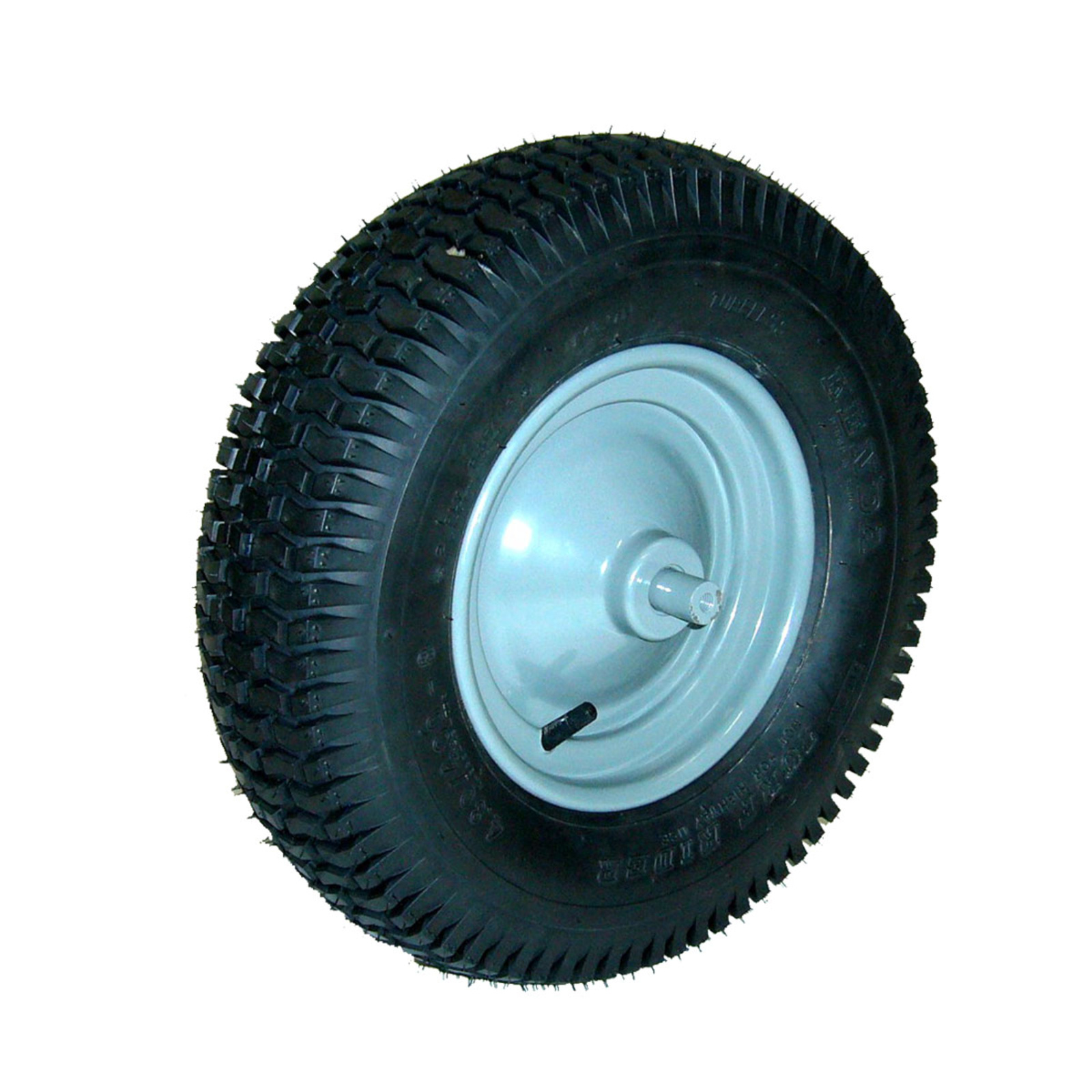 Roue de brouette 400-8 4 plis profil à crampons double roulement MATADOR - 15082