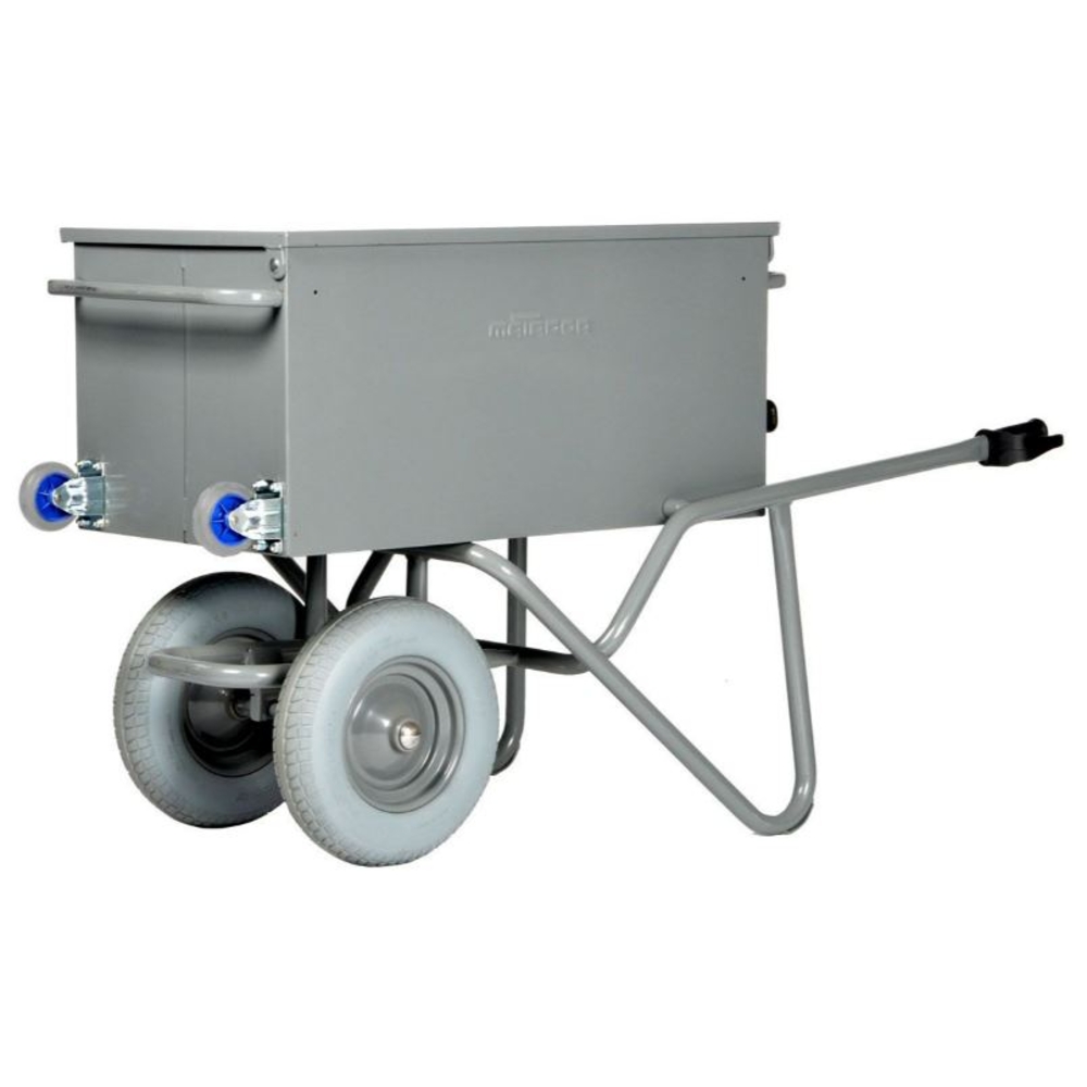 BROUETTE CAISSE A OUTILS BASCULANTE MATADOR - 2 ROUES INCREVABLES - CHARGE MAXI 250 KG - 15092